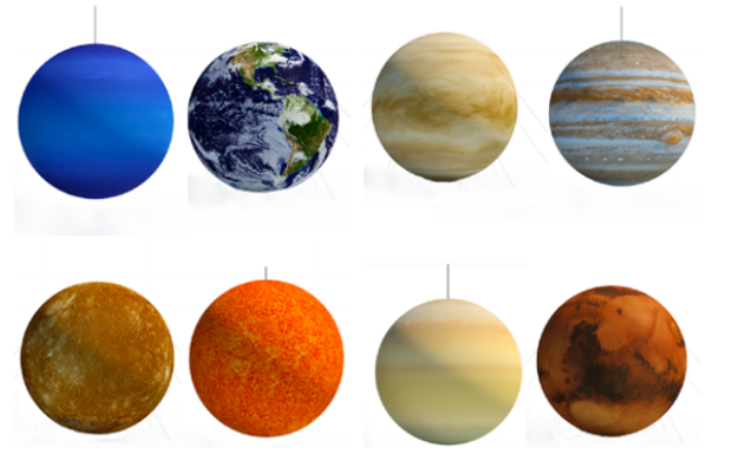 Factory direct supply of Giant LED Inflatable Hanging Solar System Planets, perfect for decorative purposes, now available at an affordable price of $199.00 - $299.00.