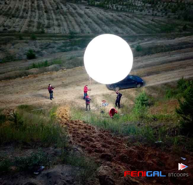 Moon™ Balloon Light - Bright Moon 3800MM Helium Balloon Light with 8000W Halogen LED for Event Lighting
