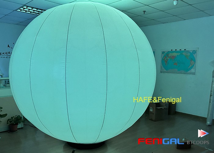 Rent 600w LED Event Lighting Balloon 2.3m Inflatable Light for Exhibition Halls
