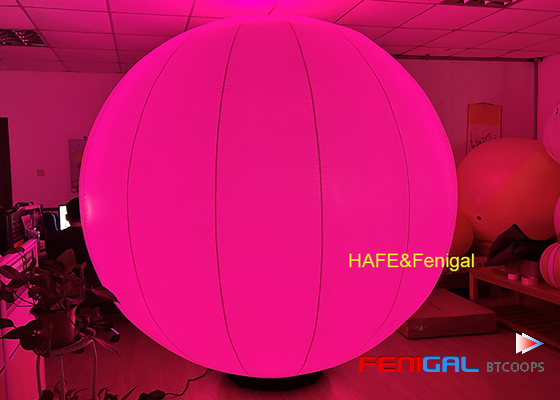 Rent 600w LED Event Lighting Balloon 2.2m RGB Light Balloon for Convention Centers