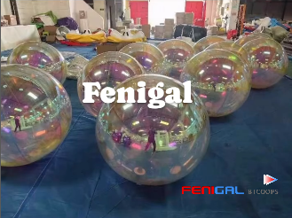 Rainbow 3ft Inflatable Mirror Ball for E-commerce DTC Brands