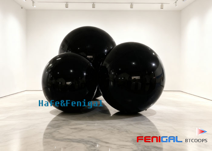 Black Mirror 5ft (1.5m) Inflatable Ball for Modern Lounges
