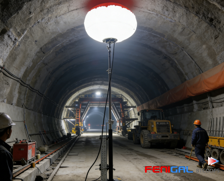 600W Safety and Rescue Balloon Light – 70×40 cm High-Efficiency Area Illumination for Professional Teams