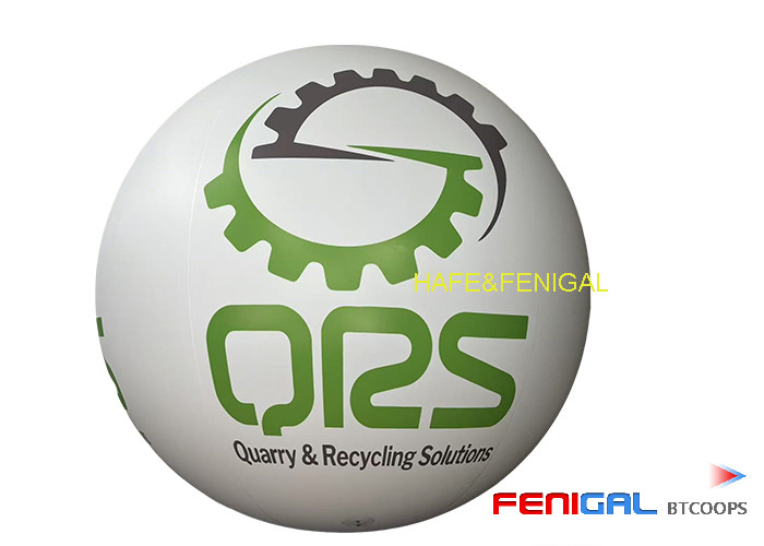 5m Custom Printed PVC Inflatable Advertising Balloon High Visibility Sphere for Outdoor Events